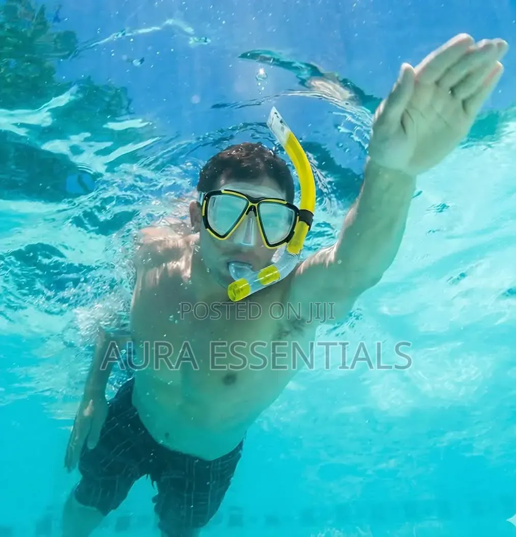 Anti-Fog Goggles With Breathing Pipe Snorkel Set