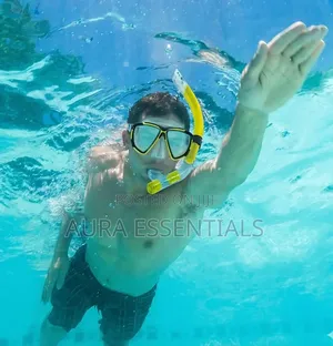 Anti-Fog Goggles With Breathing Pipe Snorkel Set