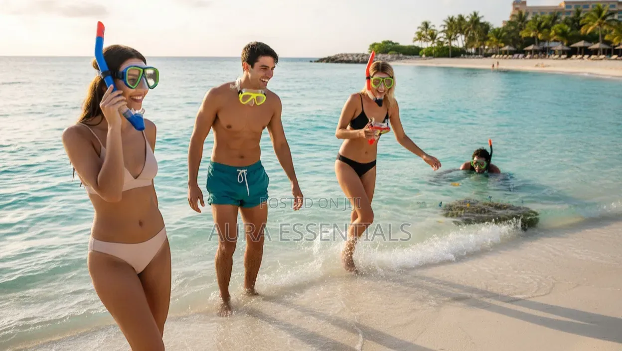 Anti-Fog Goggles With Breathing Pipe Snorkel Set