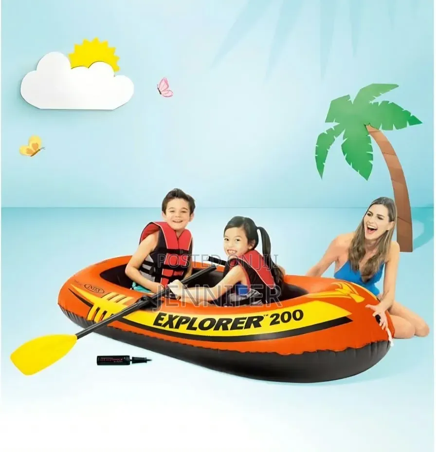 Intex Explorer 200 Inflatable Boat Set