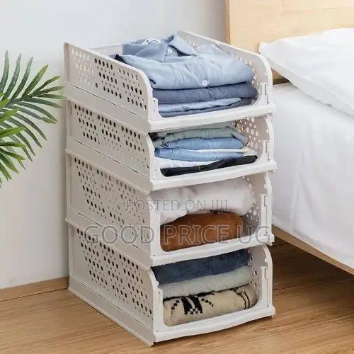 Stackable Plastic Wardrobe Organizer