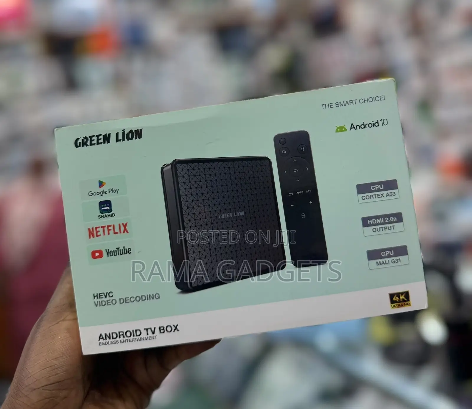 Green Lion Android TV Box 4K