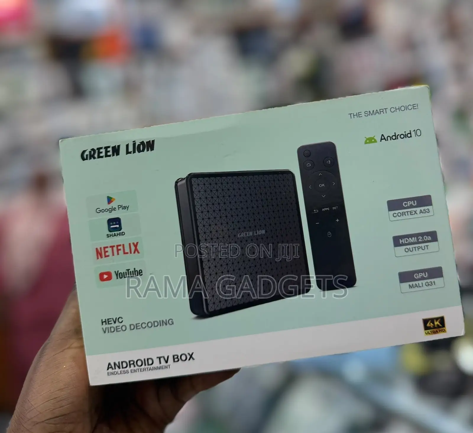 Green Lion Android TV Box 4K