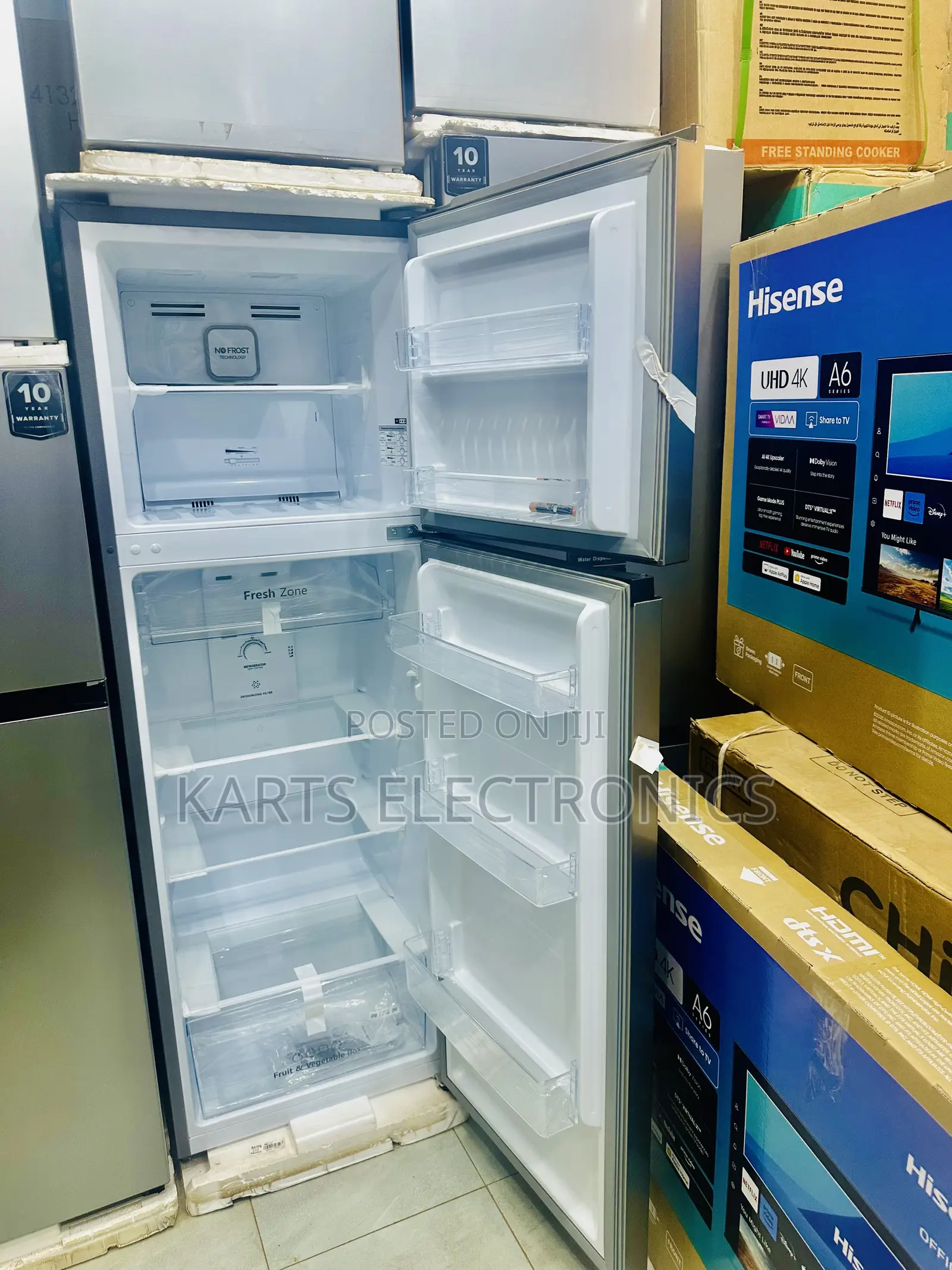 Hisense 328litres Fridge