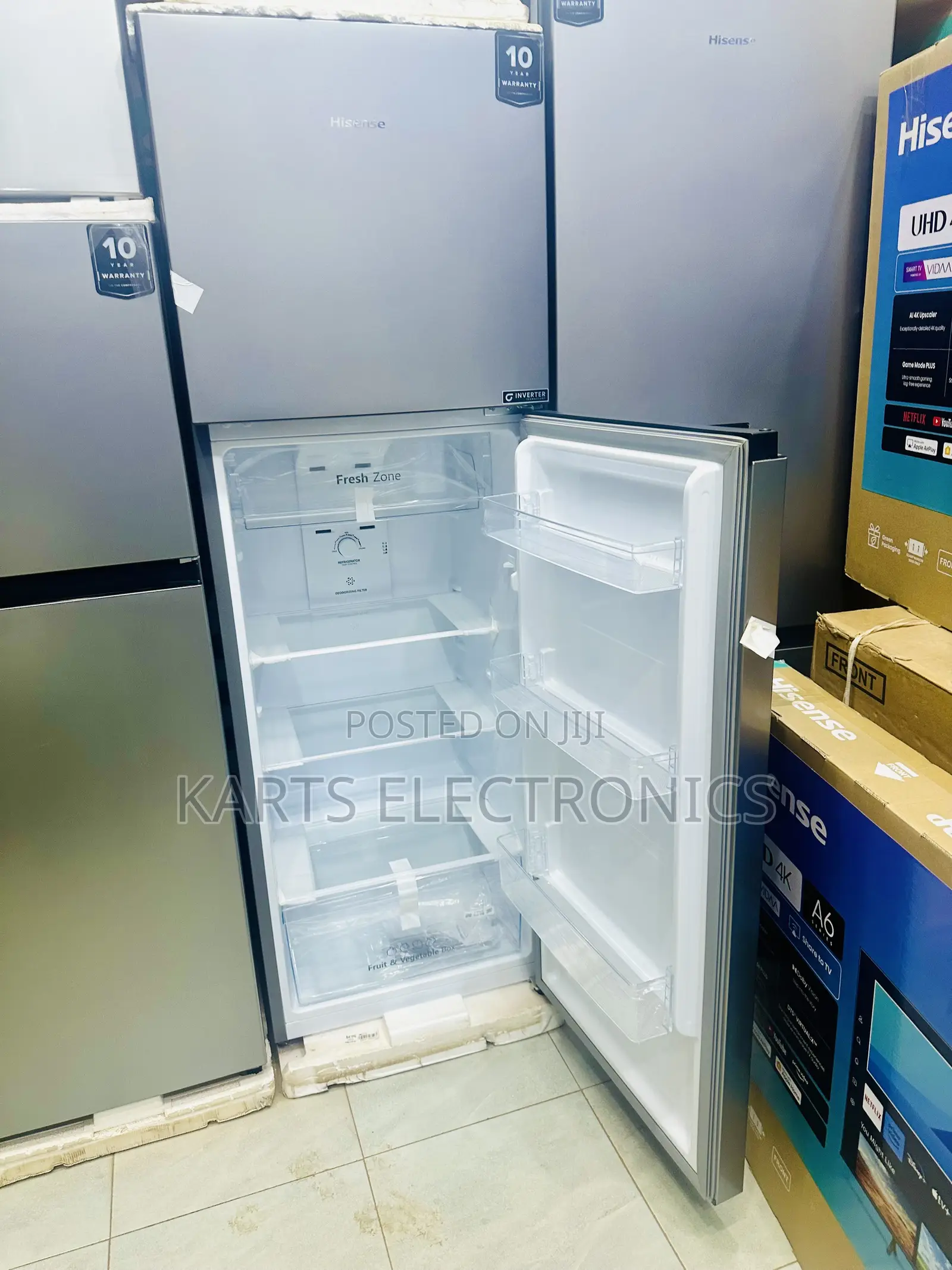 Hisense 328litres Fridge