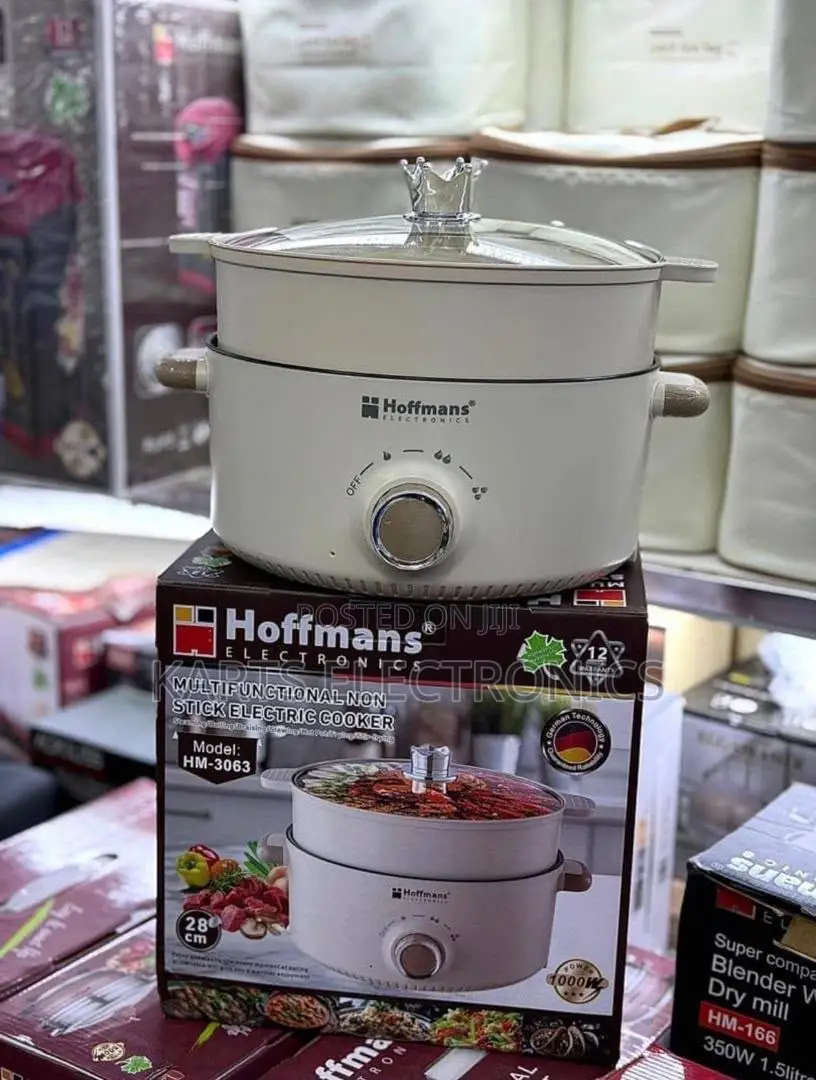 Hoffmans Multifunctional Non Stick Electric Cooker