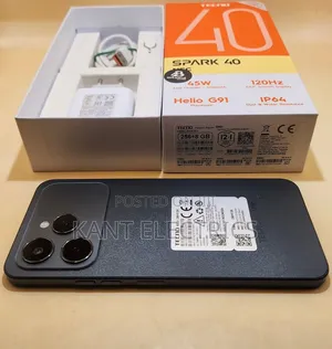 New Tecno Spark 40 256 GB Black
