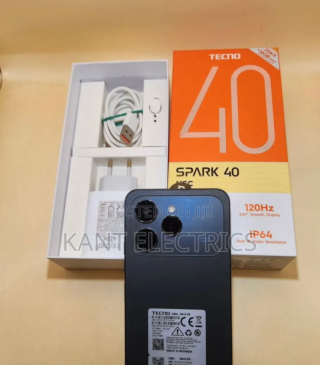 New Tecno Spark 40 256 GB Black