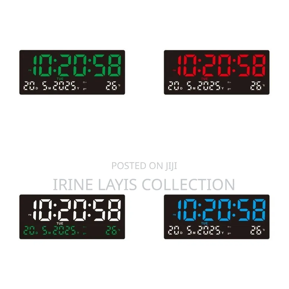 Digital LED Wall Clock