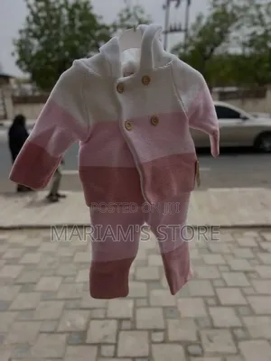 Knitted Baby Two-Piece Set .