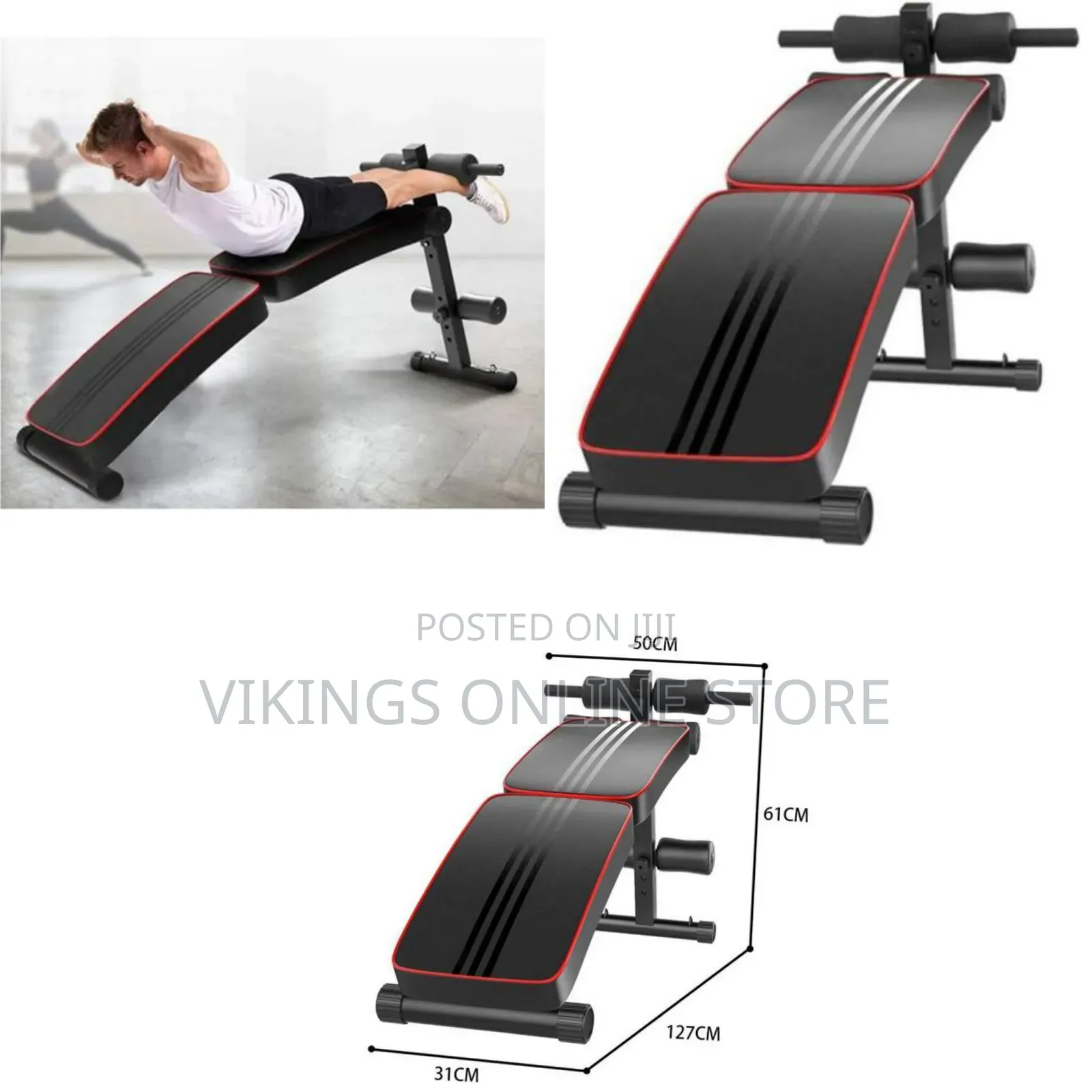 An Adjustable Core and Sit-Up Abdominal Workout Bench