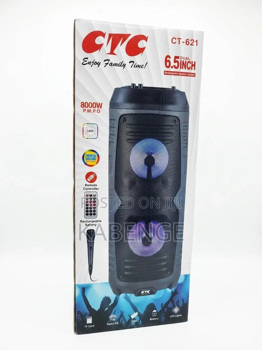 CTC Dual 6.5" Rechargeable Party Speaker System