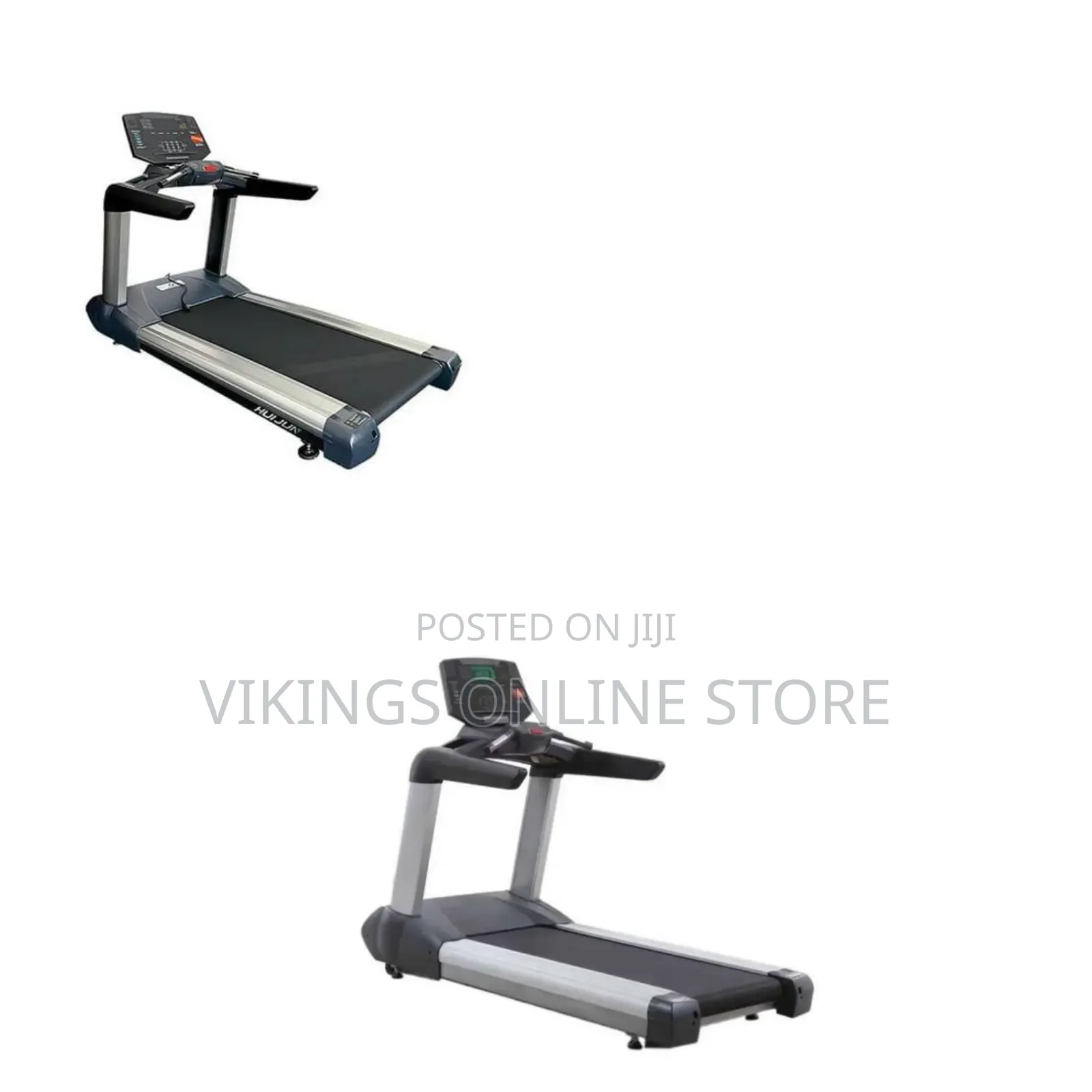 Heavy-Duty Commercial Motorized Treadmill Equipped With an Electronic