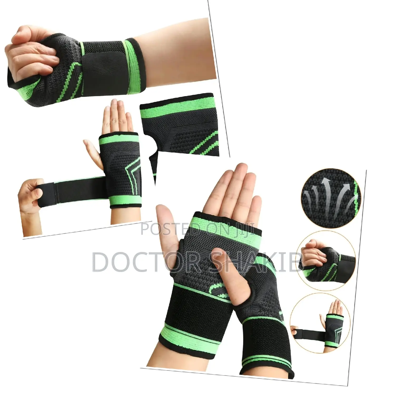 Adjustable Palm and Wrist Support Brace