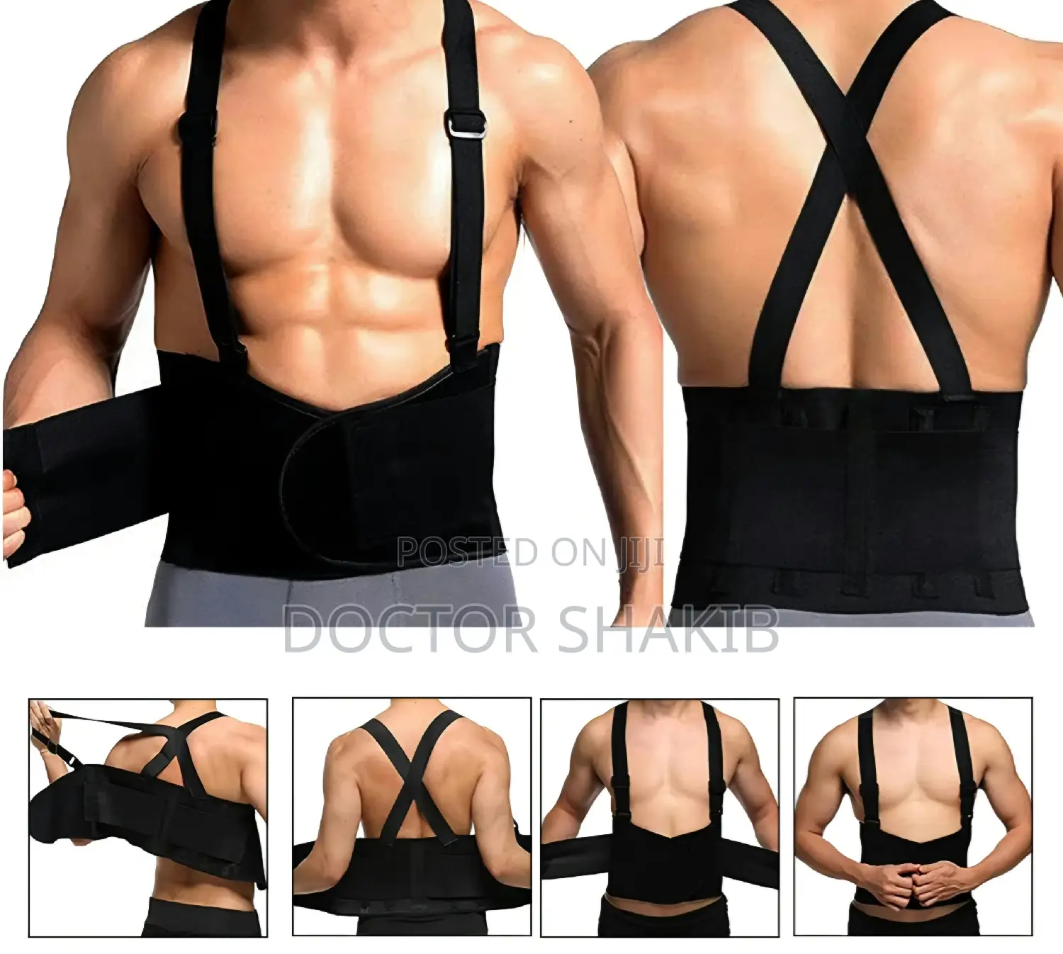 Adjustable Industrial Back Support Belt