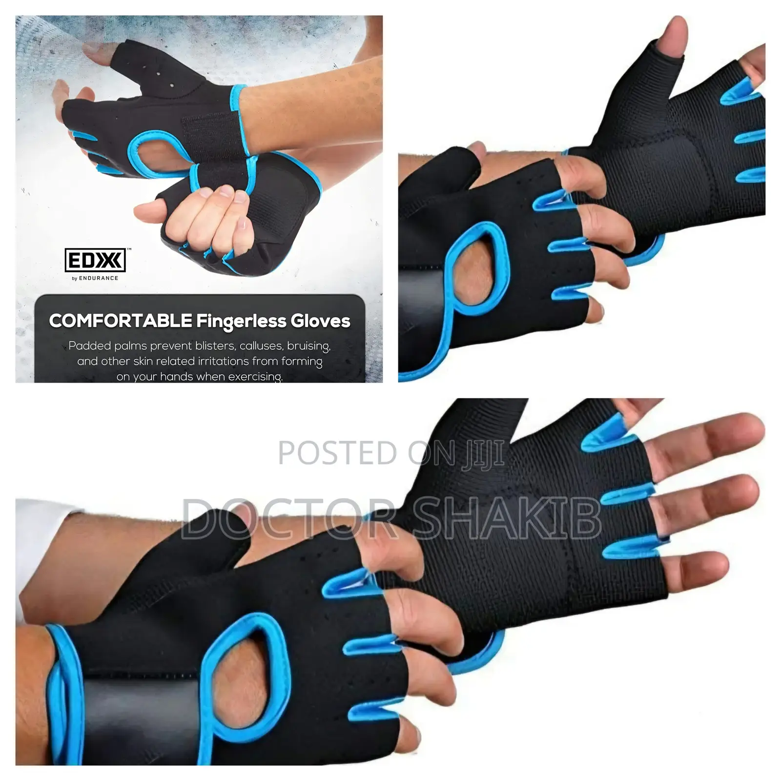 Unisex Half-Finger Gym Workout Gloves
