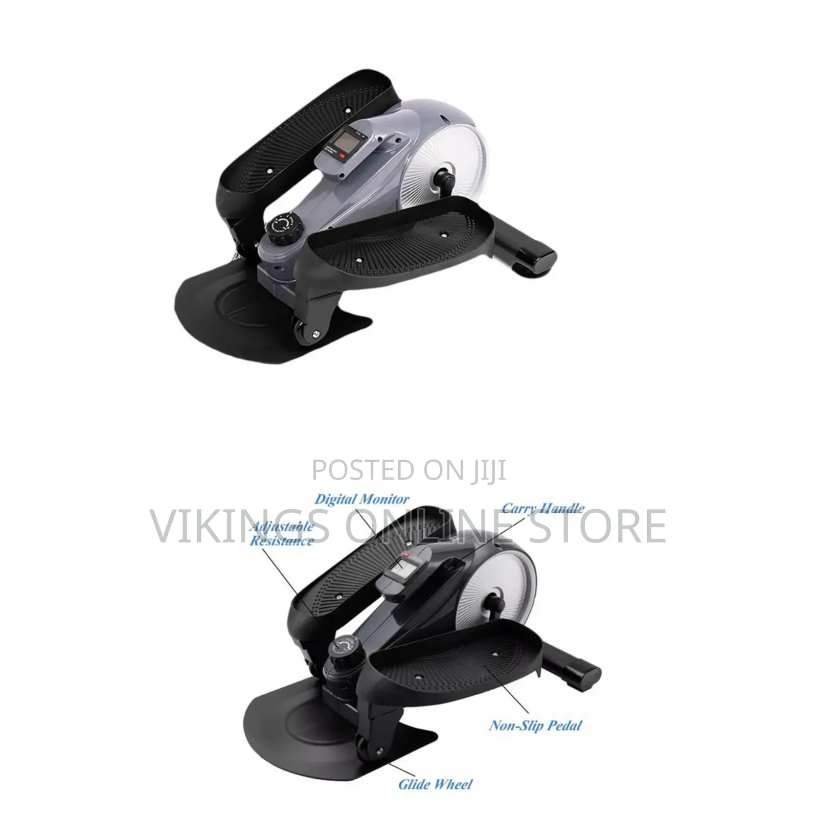 Compact Under-Desk Mini Elliptical and Pedal Exerciser for Seated