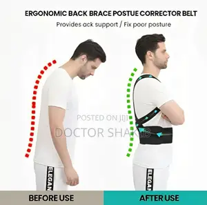 Adjustable Shoulder Straightener for Improving Back Posture