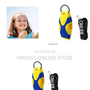 Yellow and Blue Safety Sports Whistle