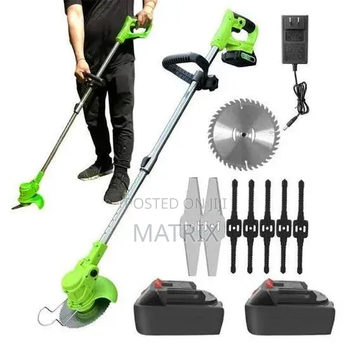 Electric Cordless Grass Cutter, 3 in 1 Grass Trimmer Brush Cutter