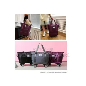 Expandable, Foldable Rolling Travel Duffel Bag