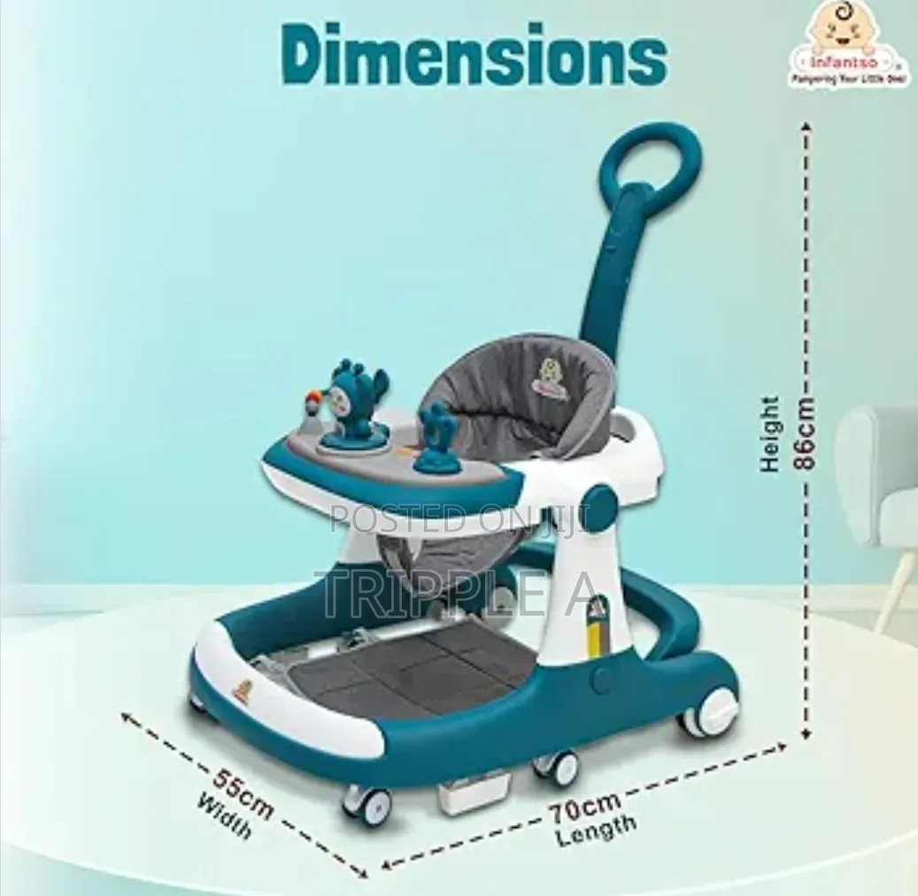 4 in 1 Baby Walker With Wheels