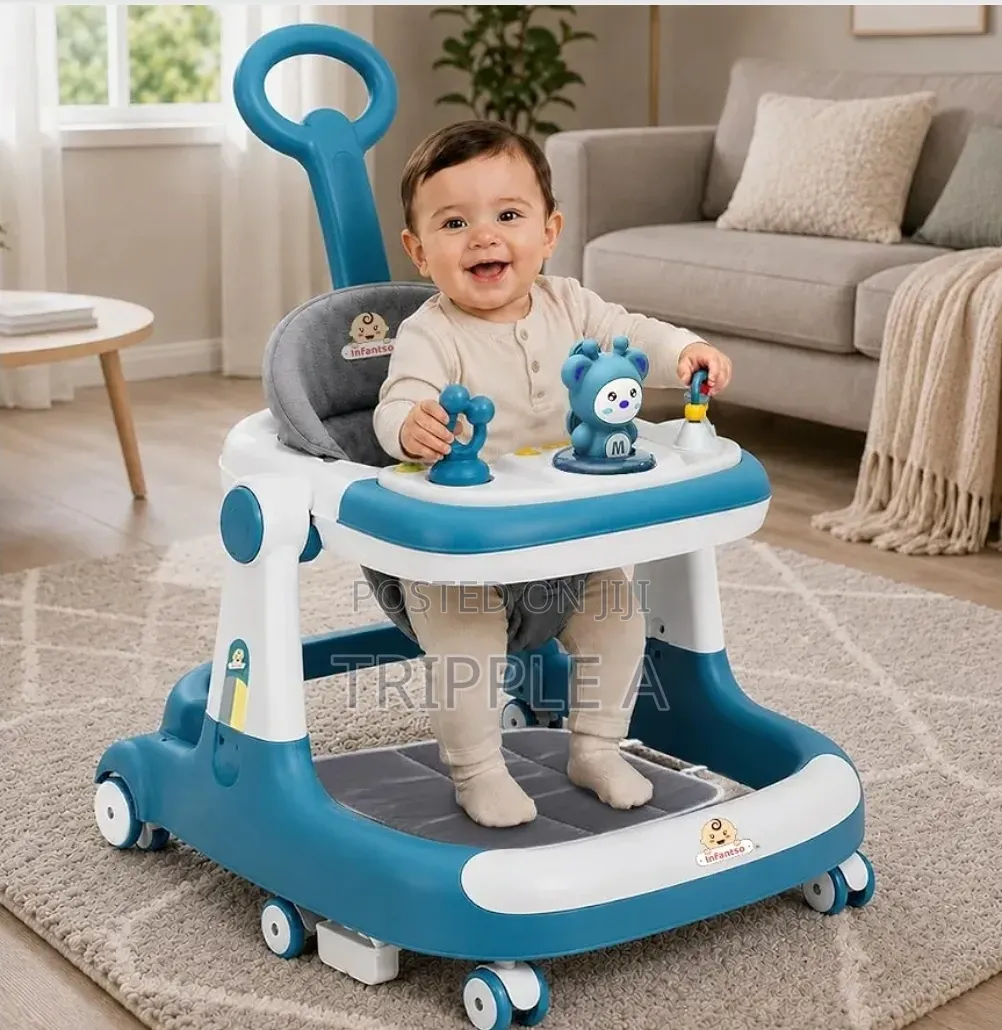 4 in 1 Baby Walker With Wheels