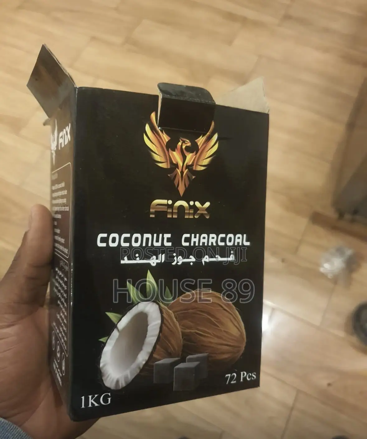 Finix Coconut Charcoal Is a 1-Kilogram Box