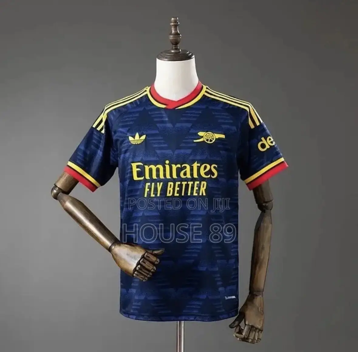 Navy Blue and Yellow Arsenal FC 2026/27 Away Shirt