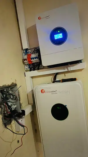 10kwh 48v kWh+6kva Hybrid Inverter +620w Solar  Panels Full System