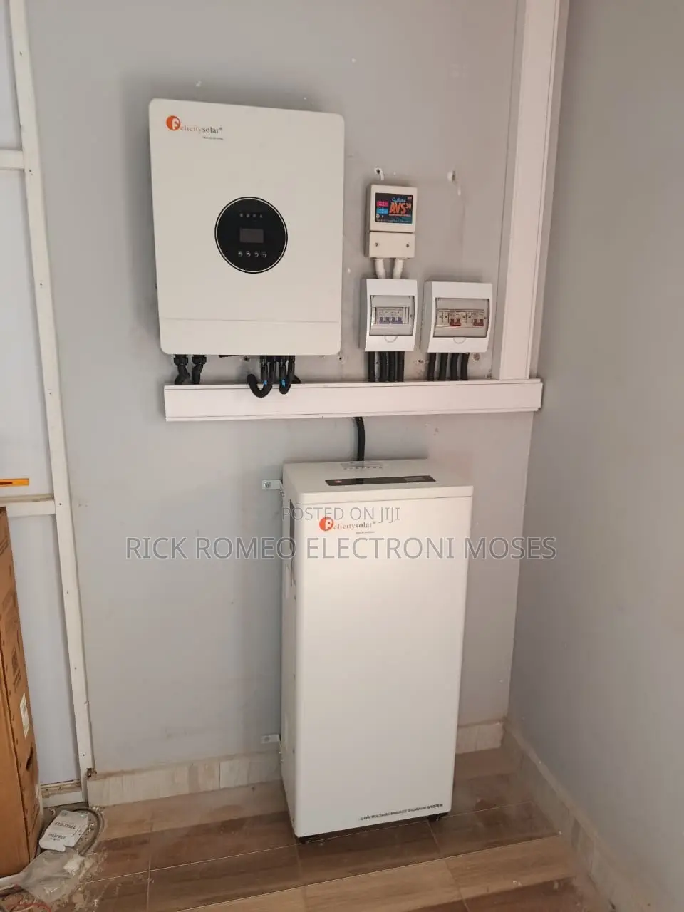 15kwh  Battery +8kva Hybrid Inverter +620w Solar Panels Full System