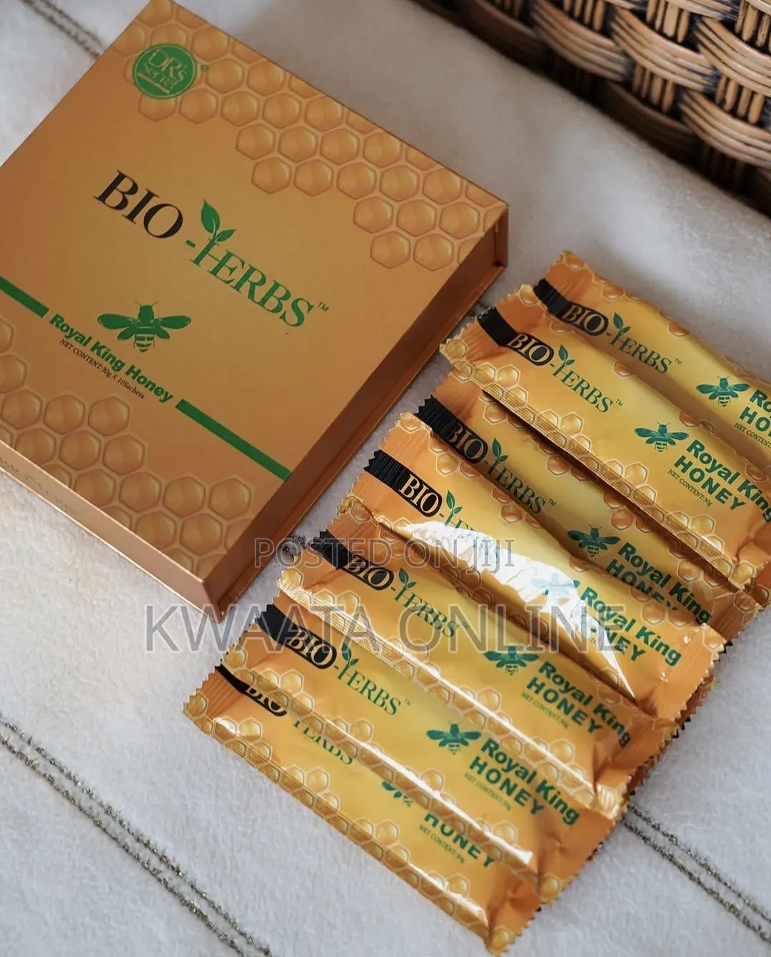 BIO HERBS ROYAL KING HONEY Sex Drive Stamina Way (20 PC in Box, 15g)