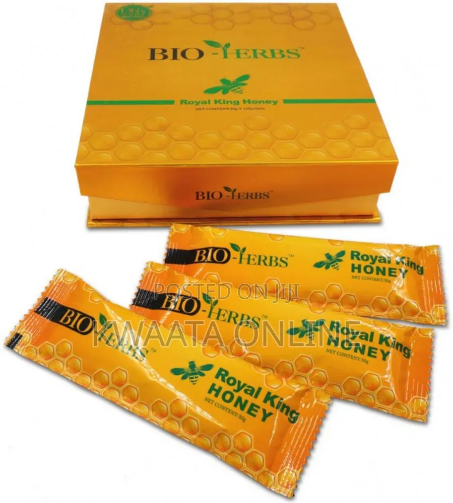 BIO HERBS ROYAL KING HONEY Sex Drive Stamina Way (20 PC in Box, 15g)