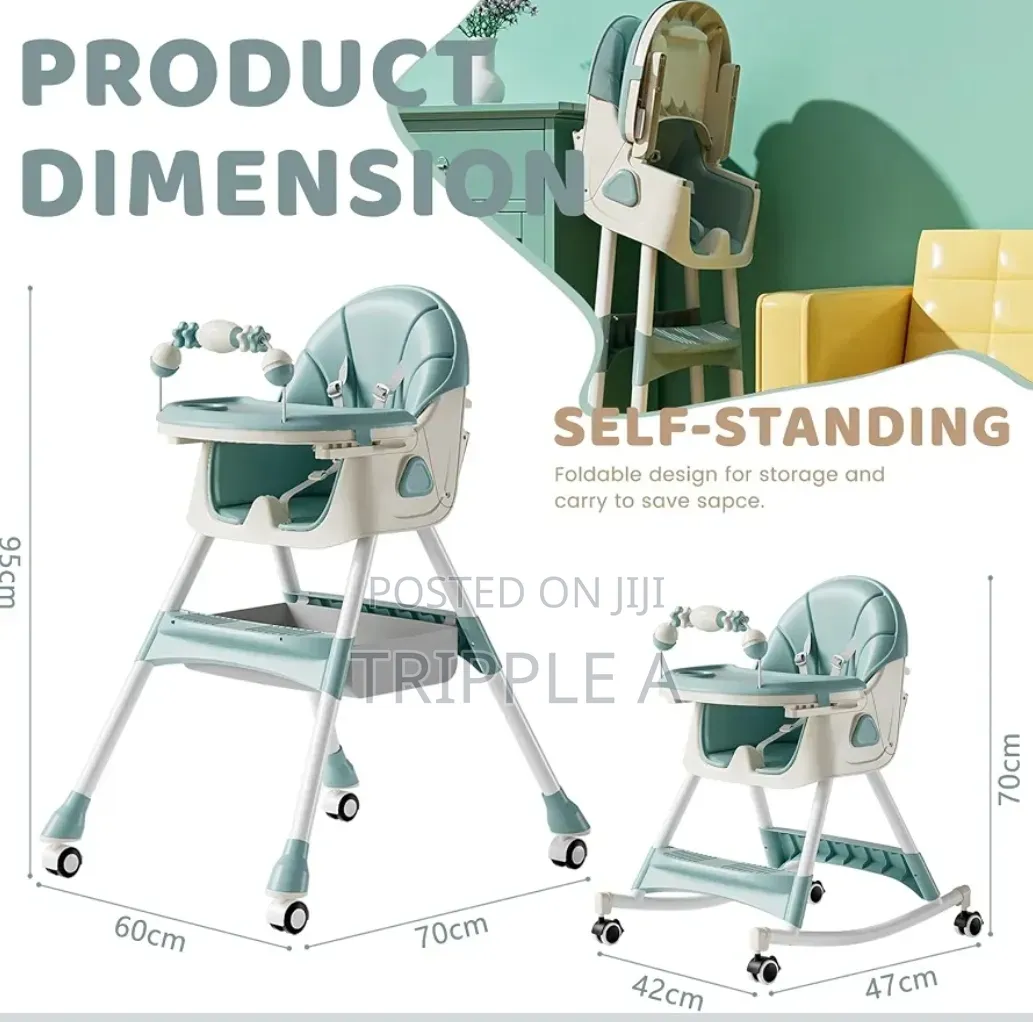 Convertible 4 in 1 Baby High Feeding Chair
