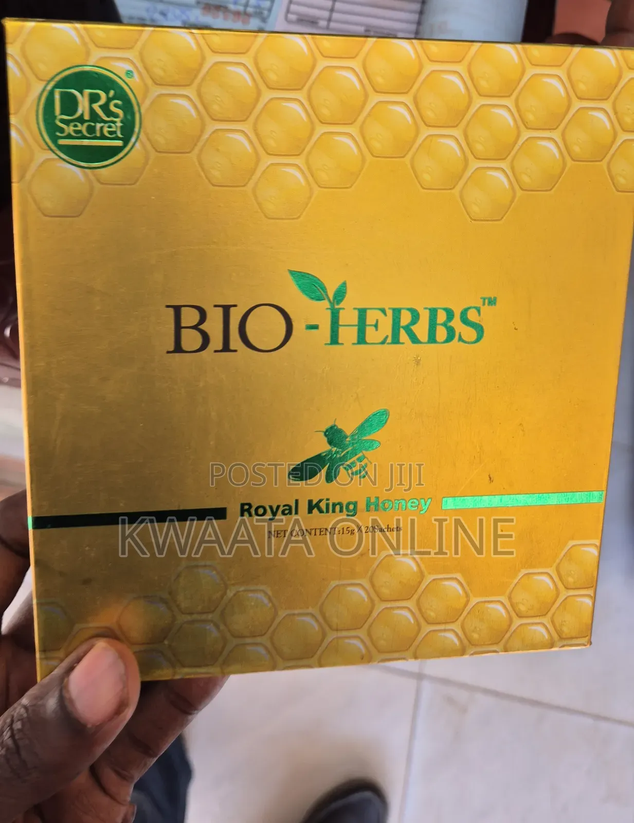 BIO HERBS ROYAL KING HONEY Sex Drive Stamina Way (20 PC in Box, 15g)