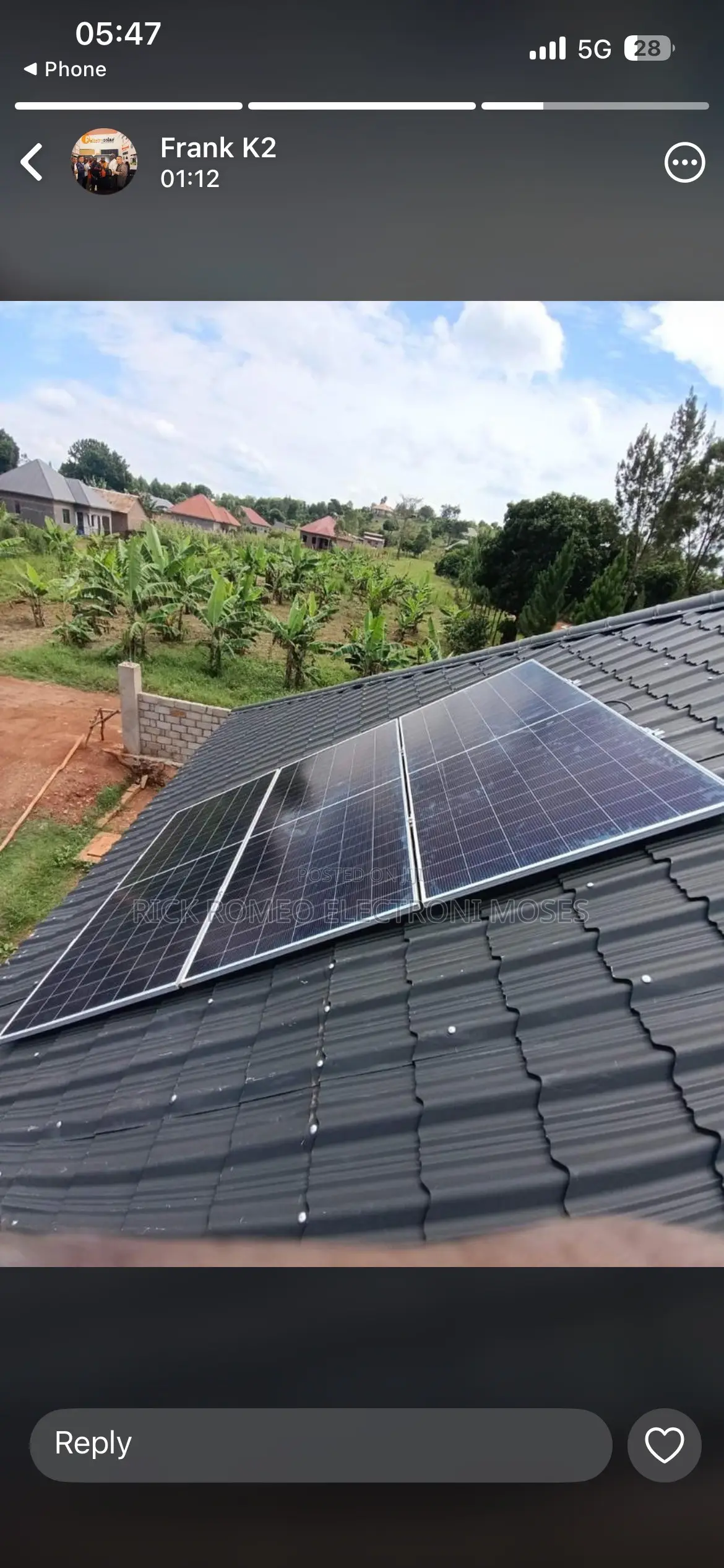 5kwh Battery +4kva Hybrid Inverter +620w Solar Panel Full System