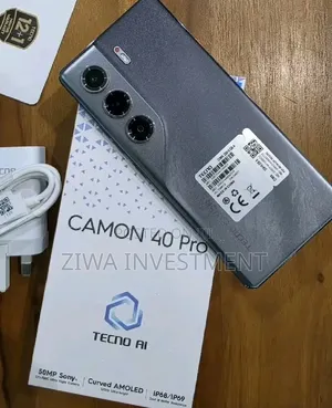 New Tecno Camon 40 Pro 4G 256 GB Black
