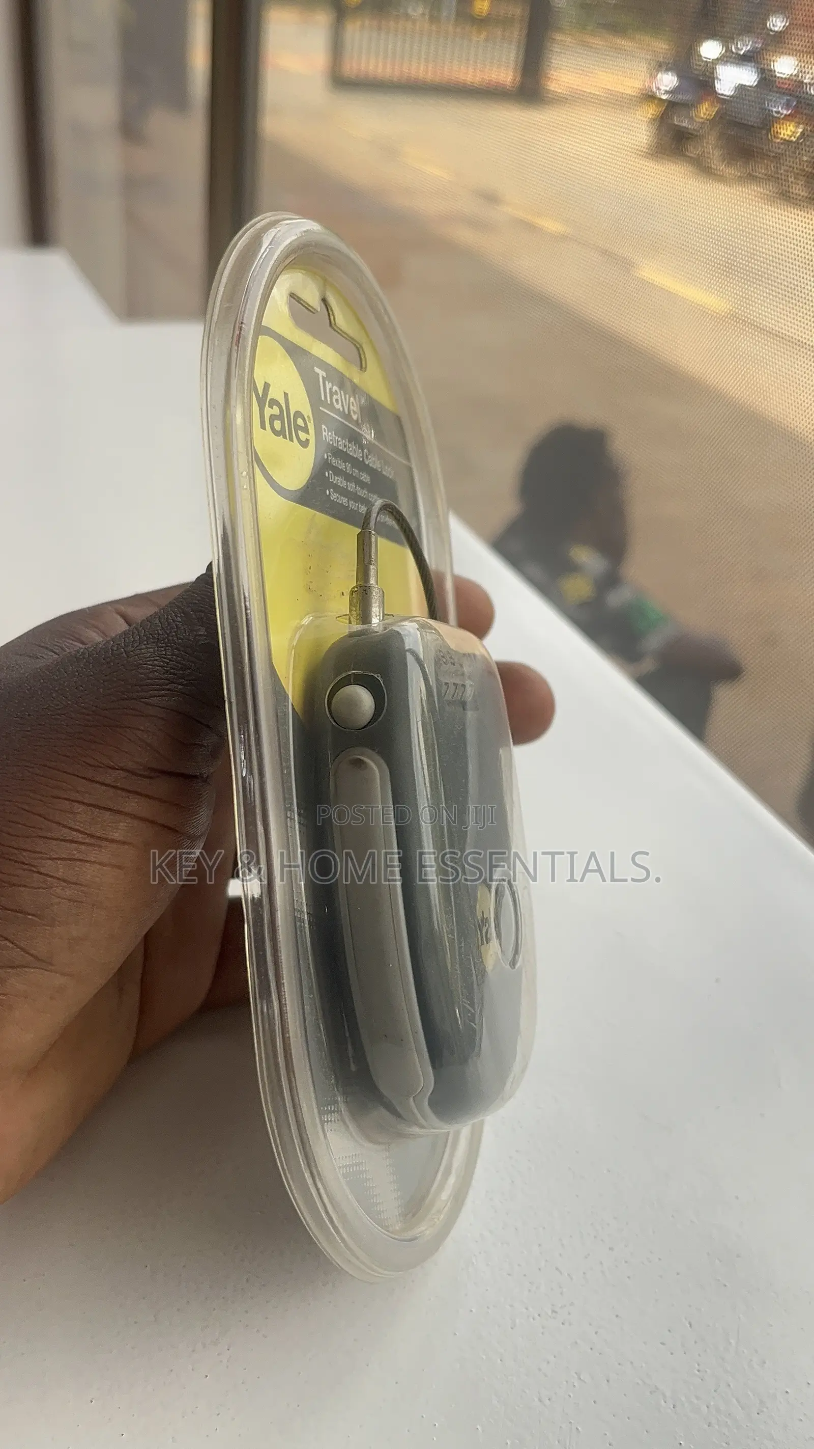 Travel Security Retractable Cable Lock & Lockable Travel Lock