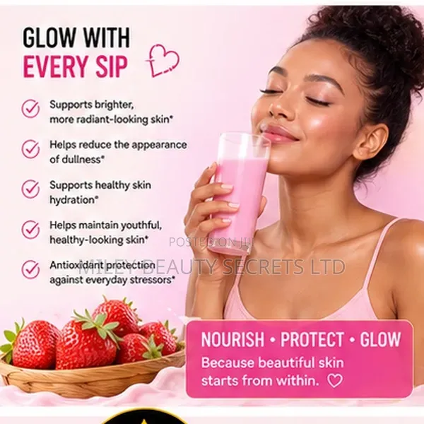 🍓✨ Beauty Glow Milk — Glow From Within ✨🍓