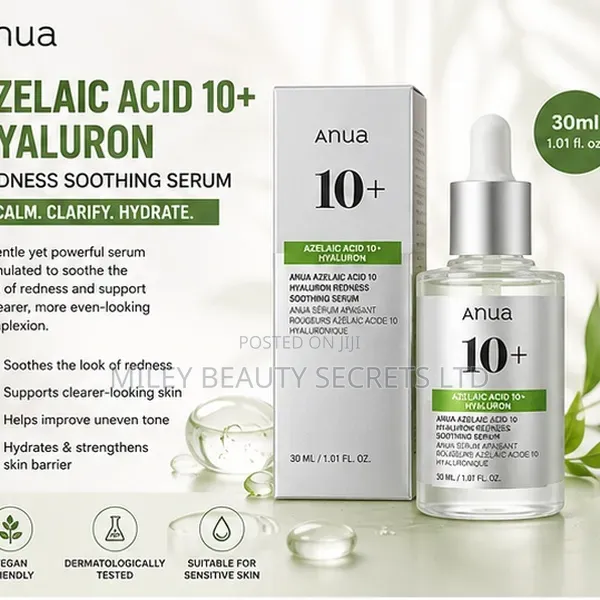 💚✨ Anua Azelaic Acid 10+ Hyaluron — Calm • Soothe • Clarify ✨💚