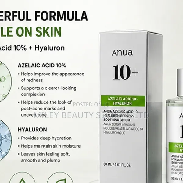 💚✨ Anua Azelaic Acid 10+ Hyaluron — Calm • Soothe • Clarify ✨💚