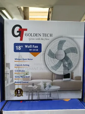 18" Wall Fan Wall Mount Remote Fan