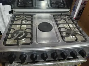 SPJ 80x60cm Freestanding Cooker 4 Gas 1 Electric Hotplate Cooker