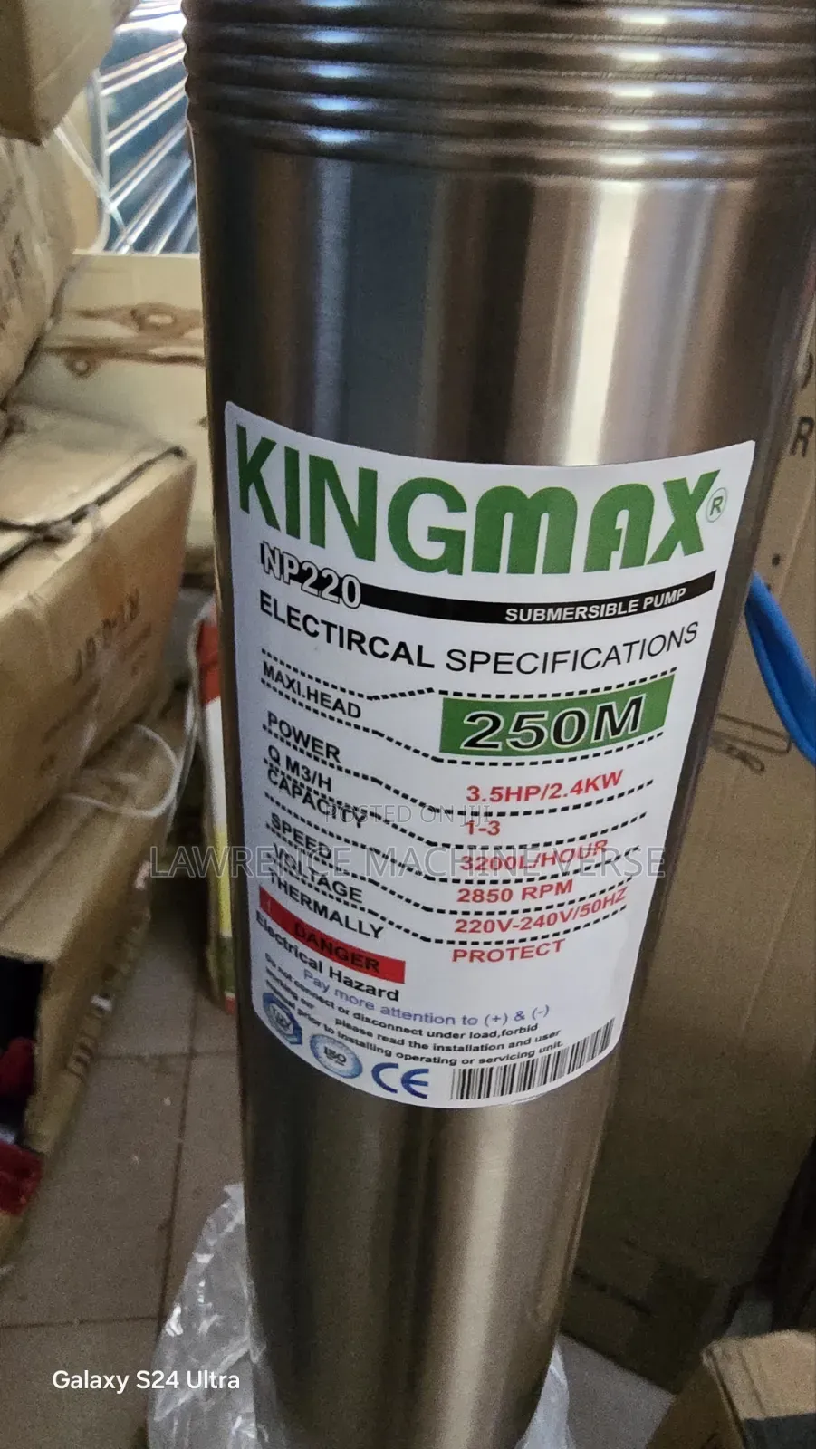 Submersible  Water Pump  250m 3.5kw