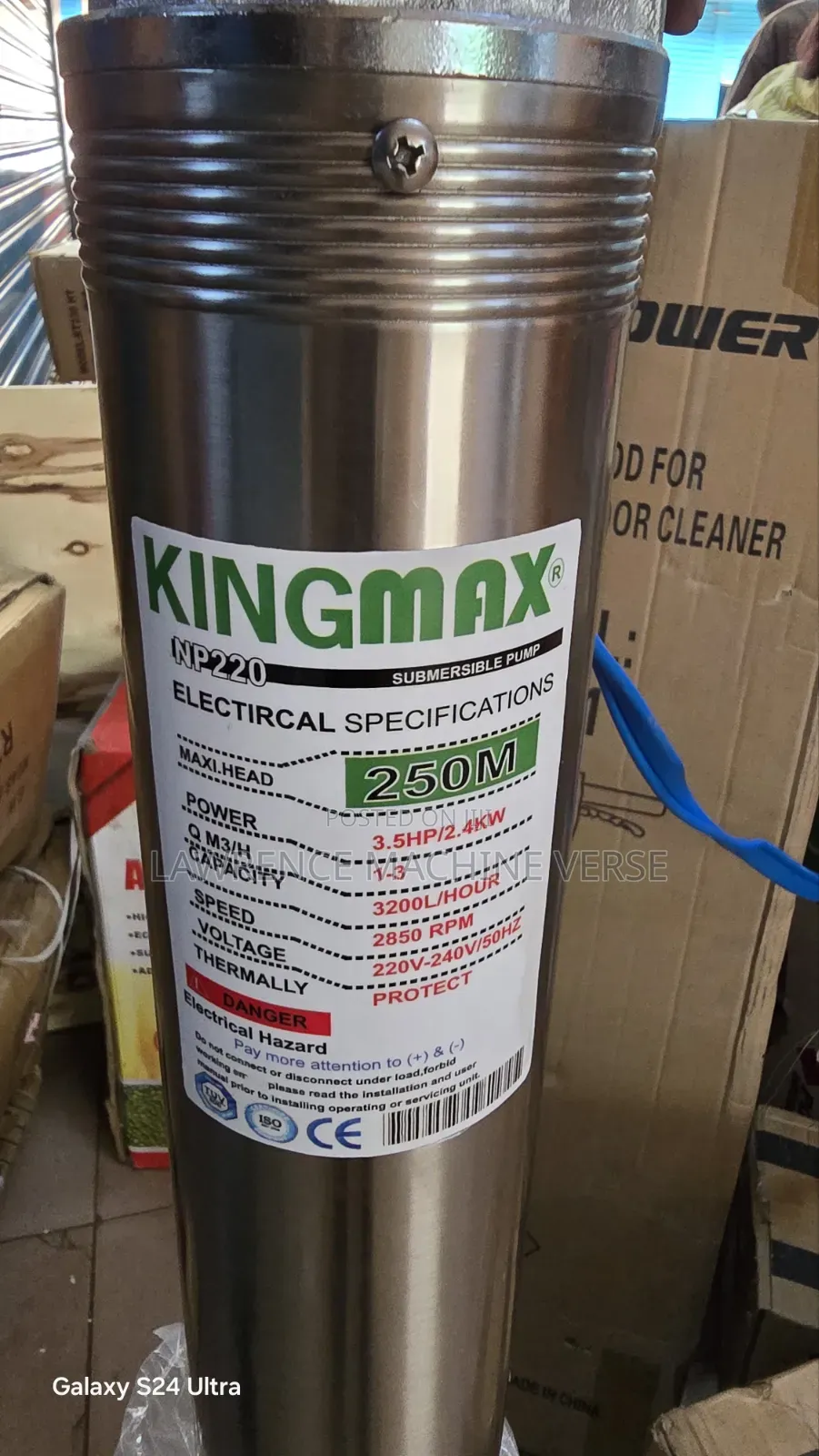 Submersible  Water Pump  250m 3.5kw