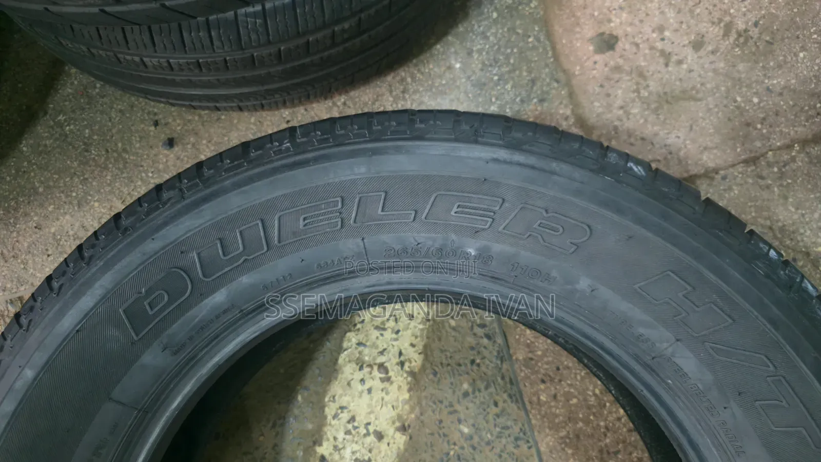 265/60r18 110H Dueller Bridgestone Imported Foreign Used