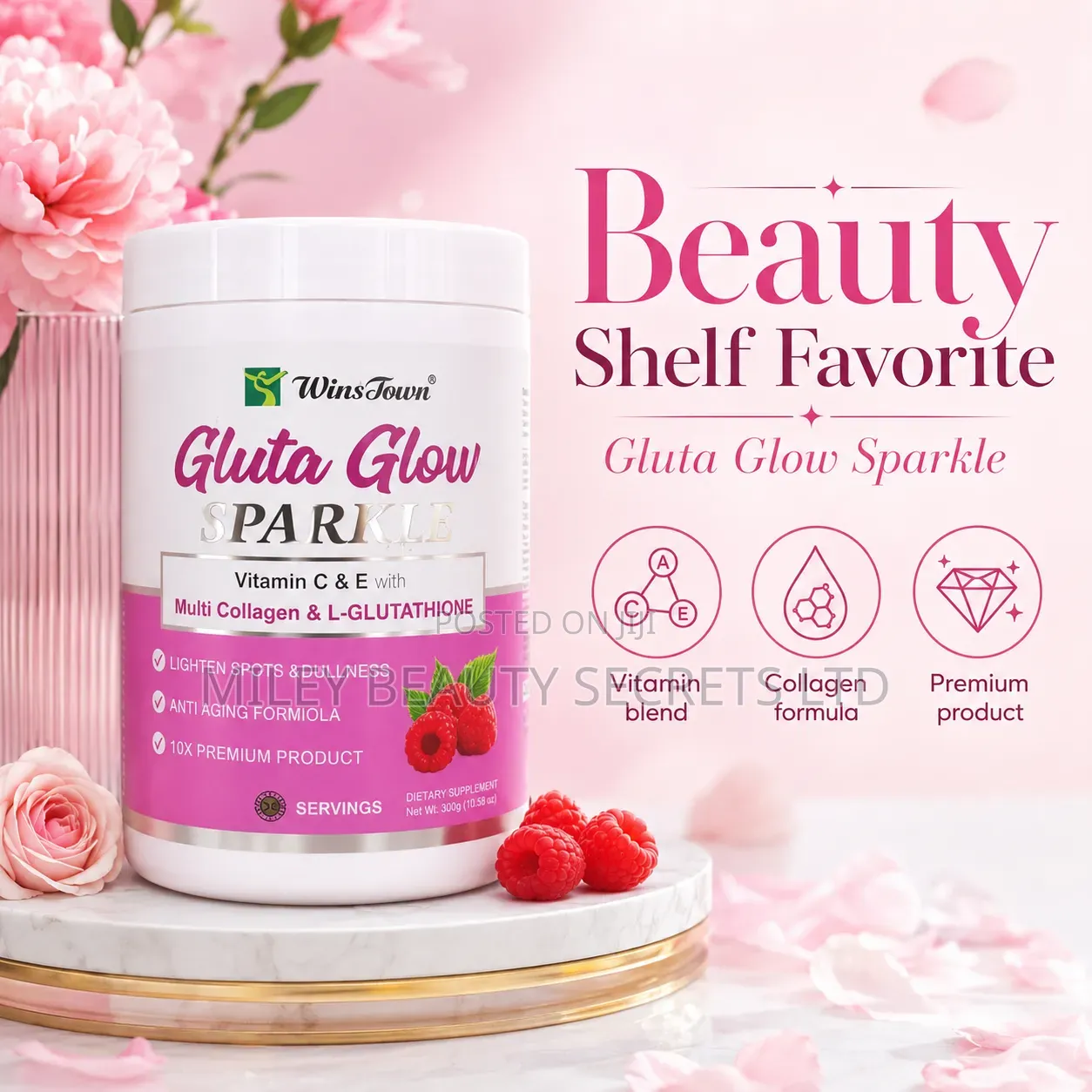 WinsTown Gluta Glow Sparkle 💗✨