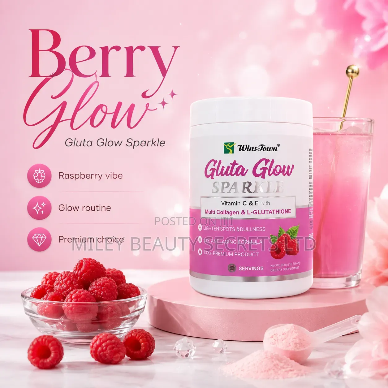 WinsTown Gluta Glow Sparkle 💗✨