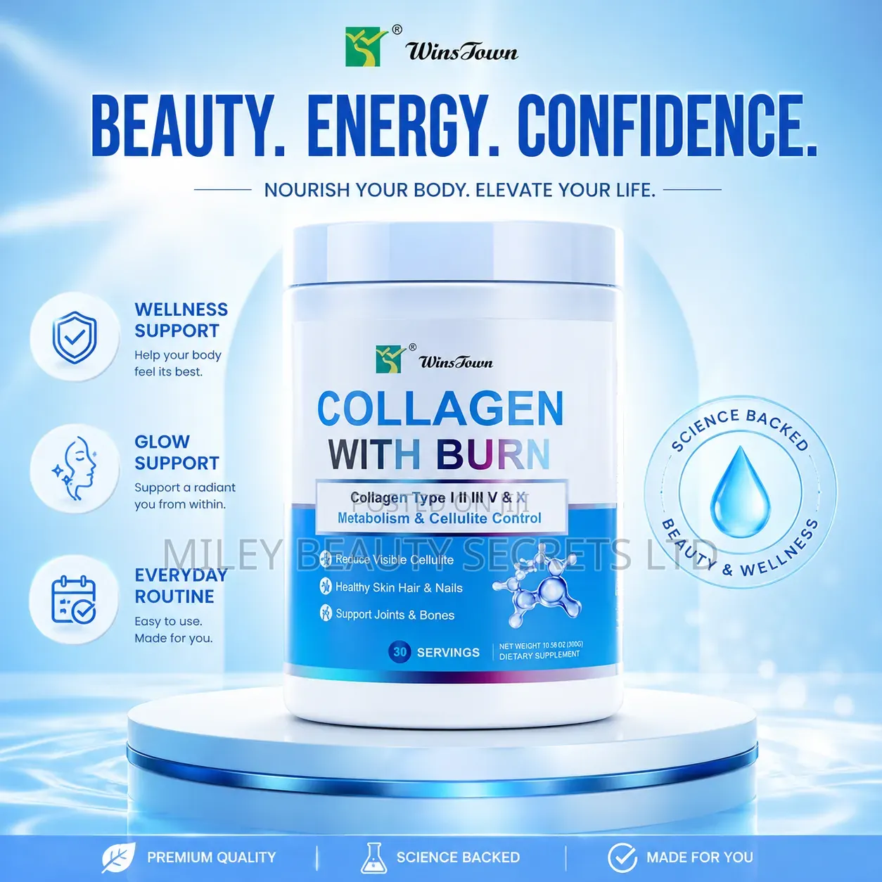 WinsTown Collagen With Burn 💙✨