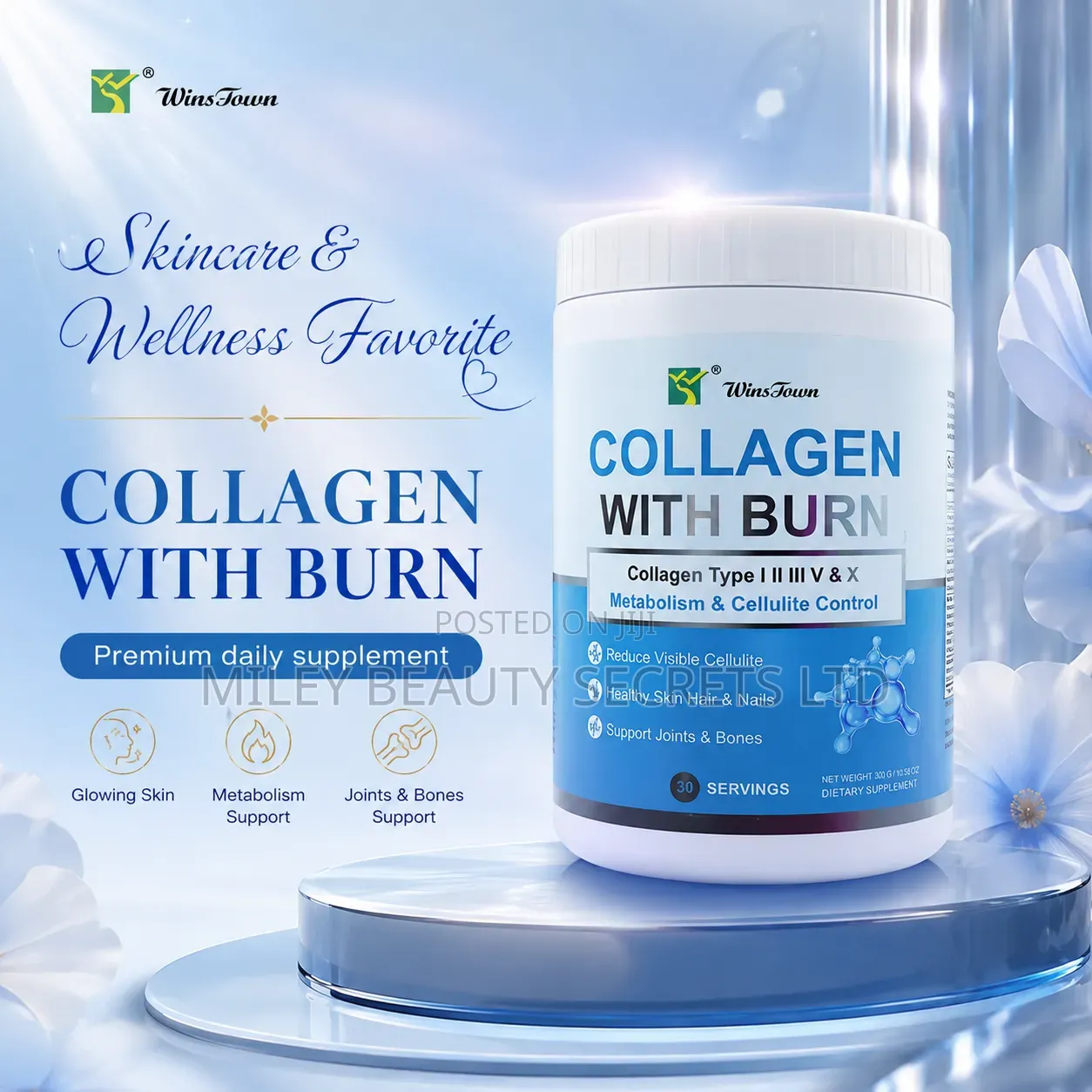 WinsTown Collagen With Burn 💙✨